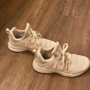 Tan APL tennis shoes, very gently used